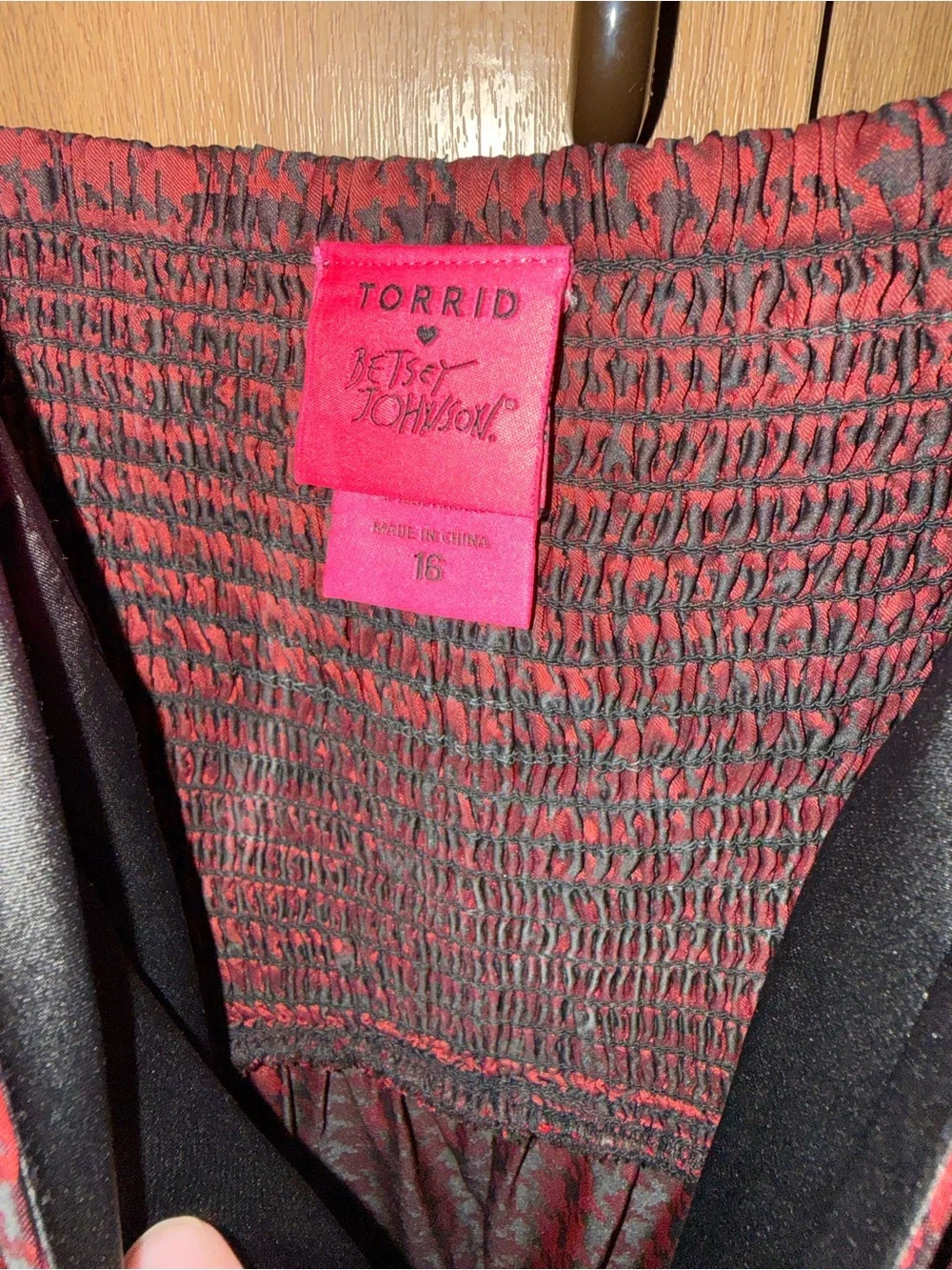 Torrid/ Betsy Johnson tiered houndstooth dress - Picture 5 of 7
